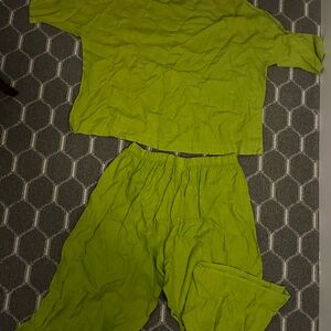 Bryn Walker | Women’s Green Plus Size linen set | 2X